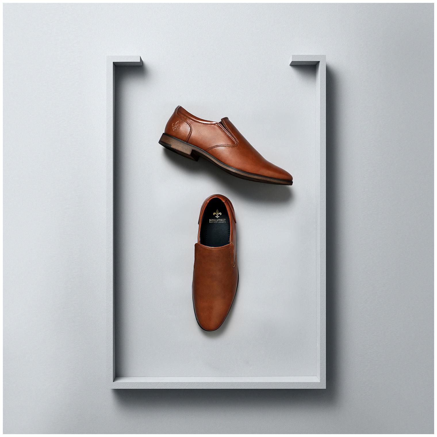 

Bond Street by Red Tape Men Tan Slip-On Formal Shoes - BSE059