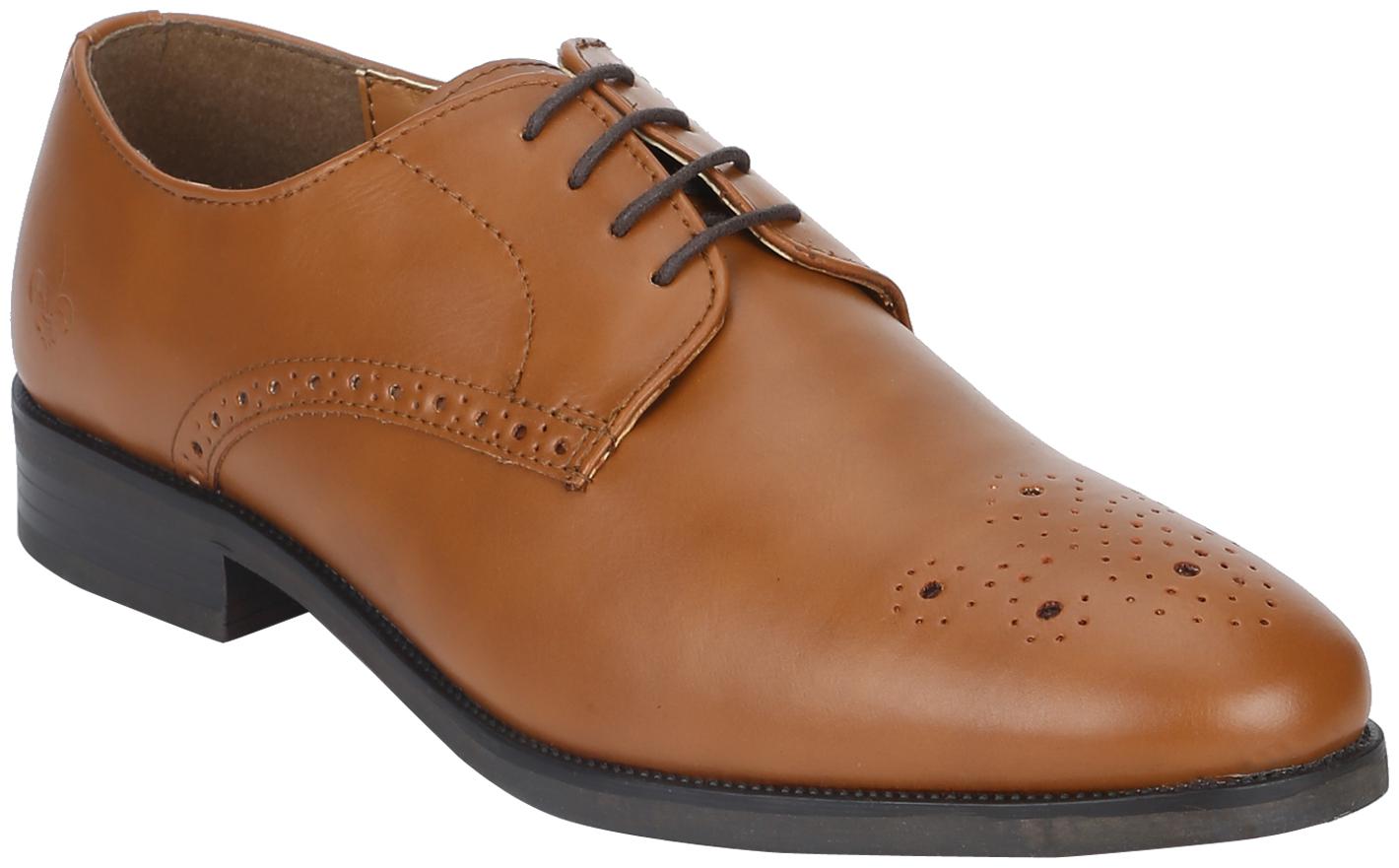 

Bond Street Men Tan Derby Formal Shoes - BSE0173D