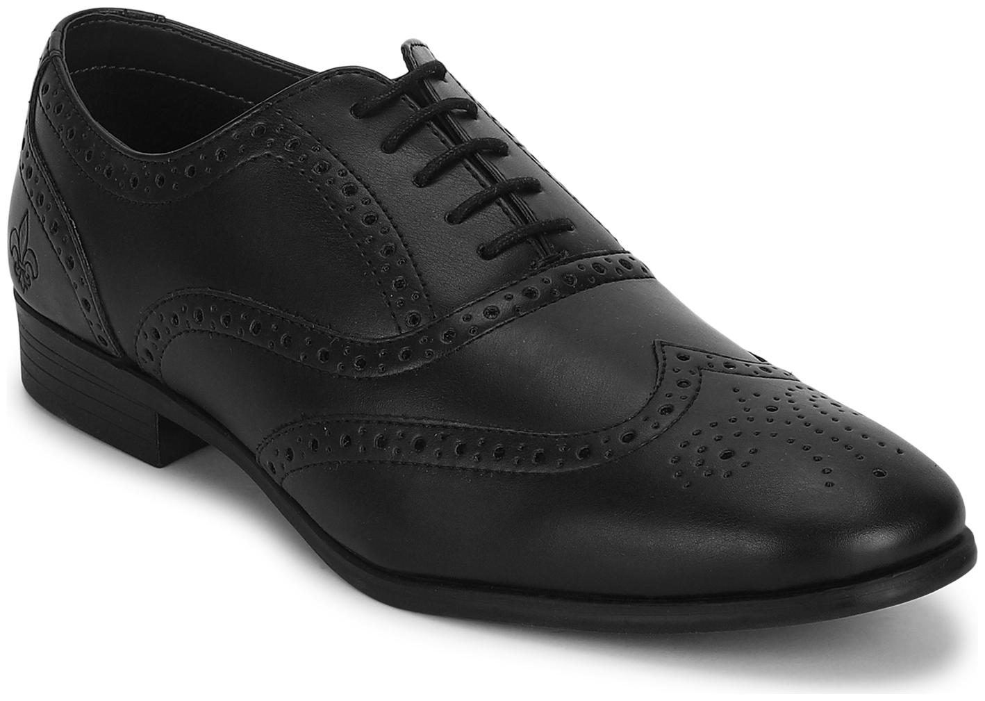 

Bond Street by Red Tape Men Black Brogues Formal Shoes