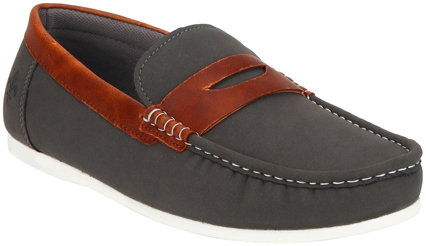 

Bond Street Men Grey Loafers - BSS050
