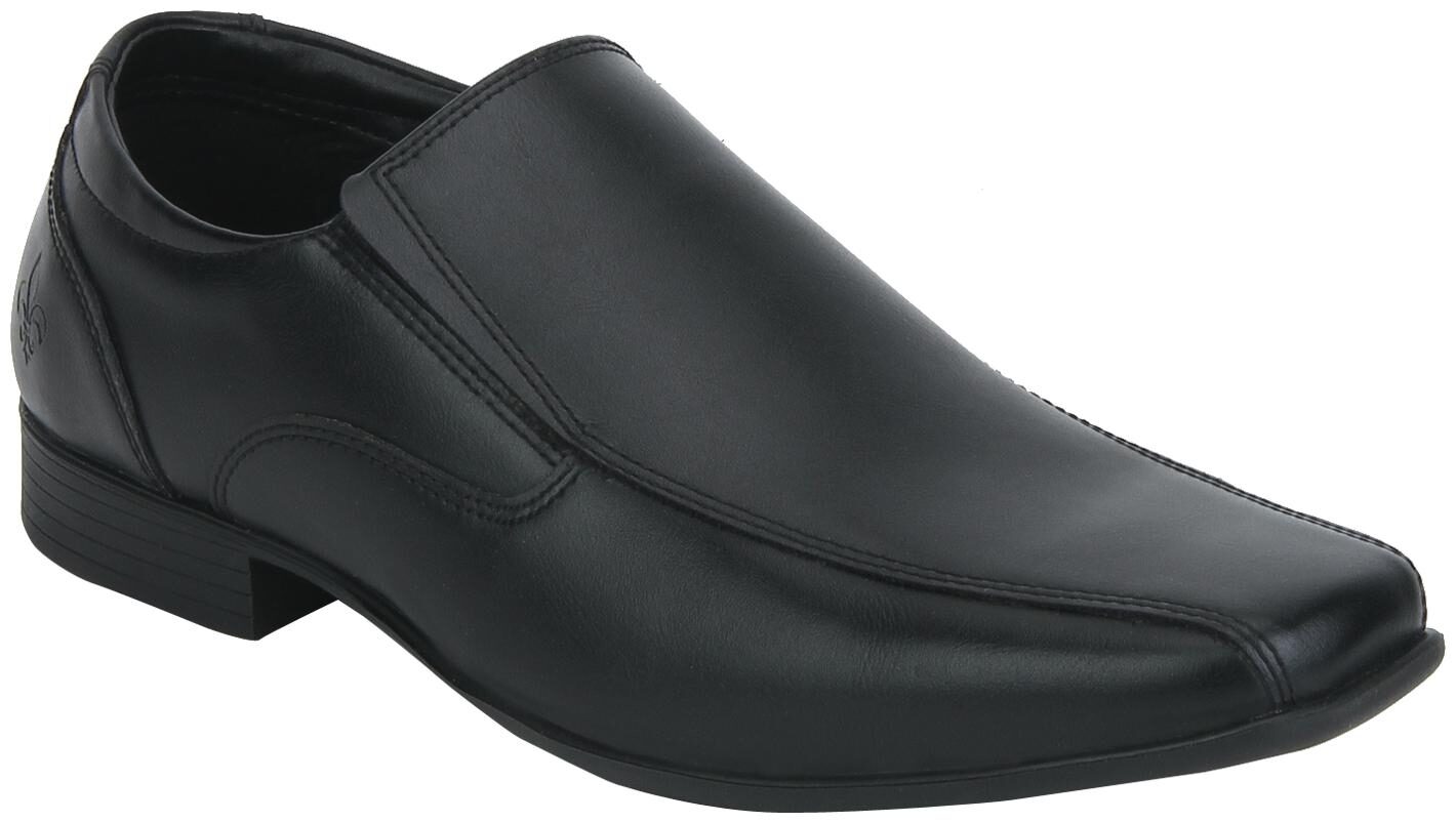 

Bond Street Men Black Slip-On Formal Shoes - BSS0321D