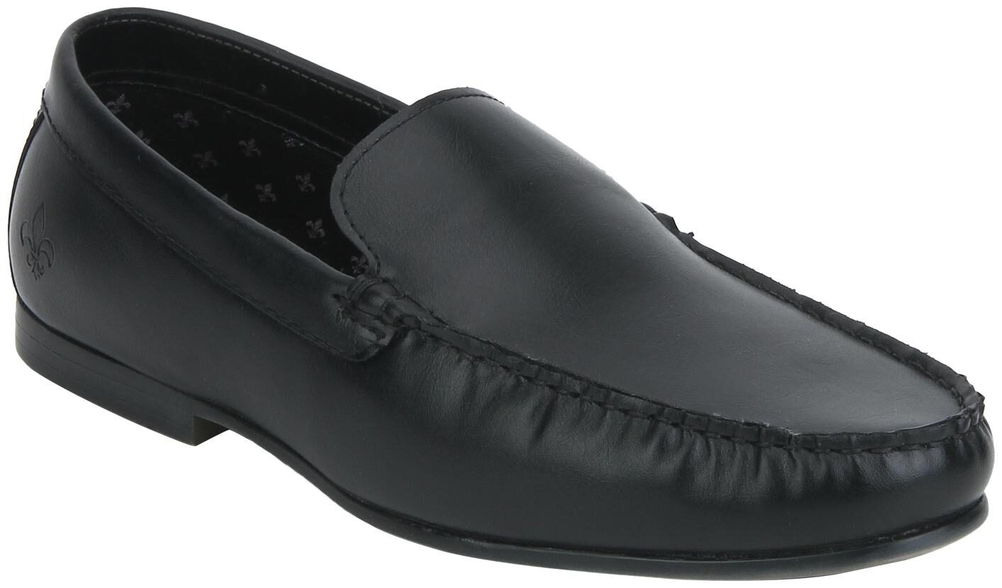 

Bond Street Men Black Slip-On Formal Shoes - BSS0341D