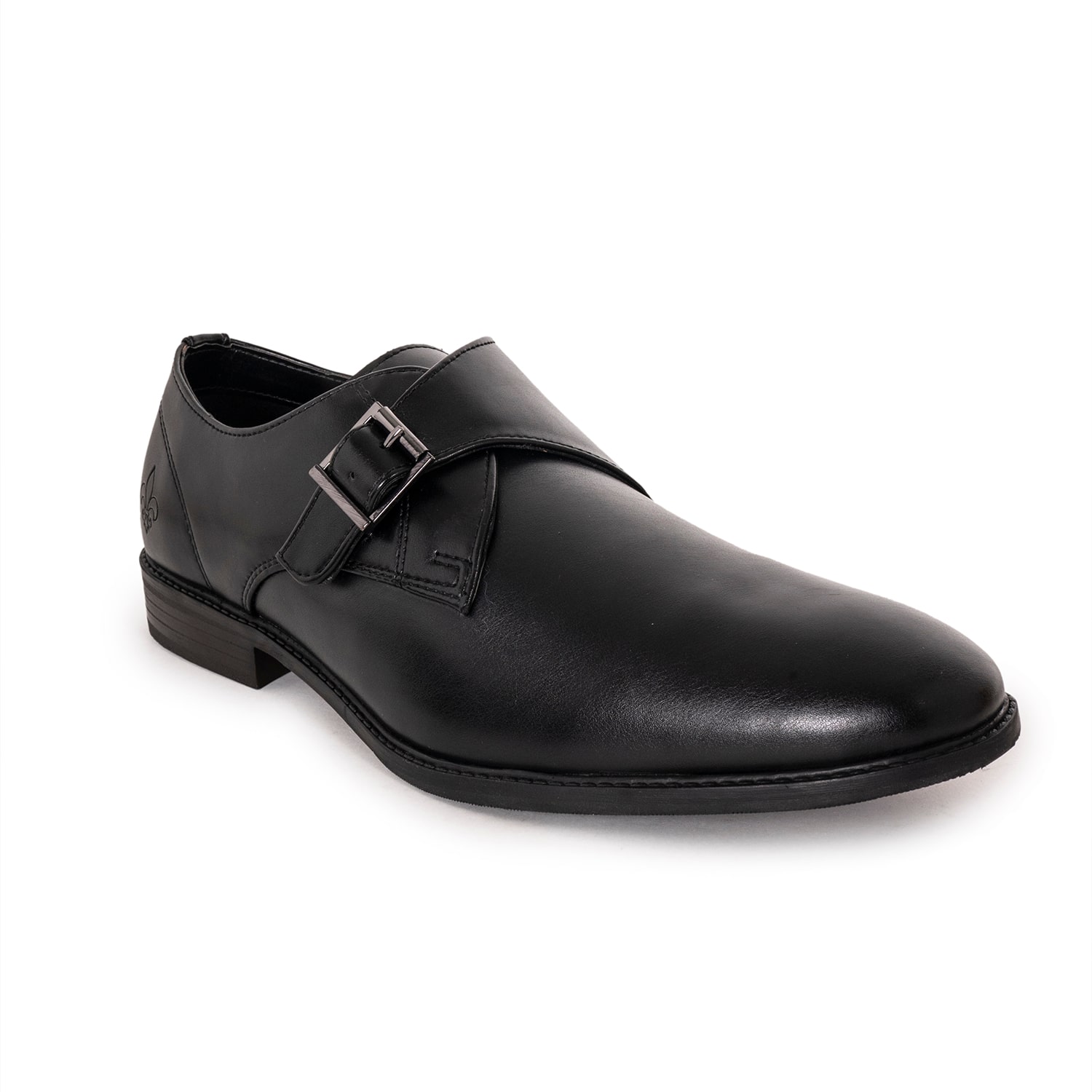 

Bond Street by Red Tape Men Black Monk Shoes Formal Shoes