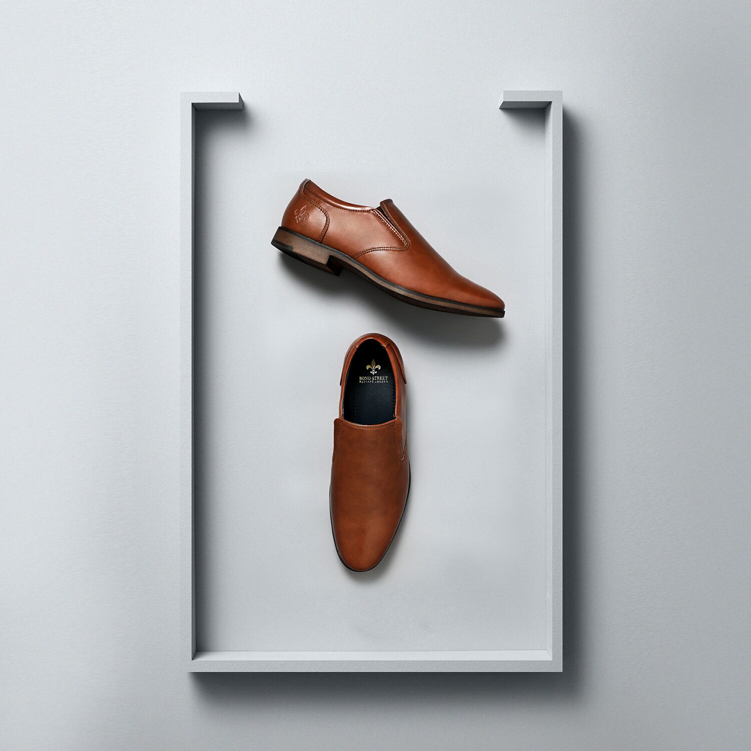 

Bond Street by Red Tape Men Tan Slip-On Formal Shoes - BSE059