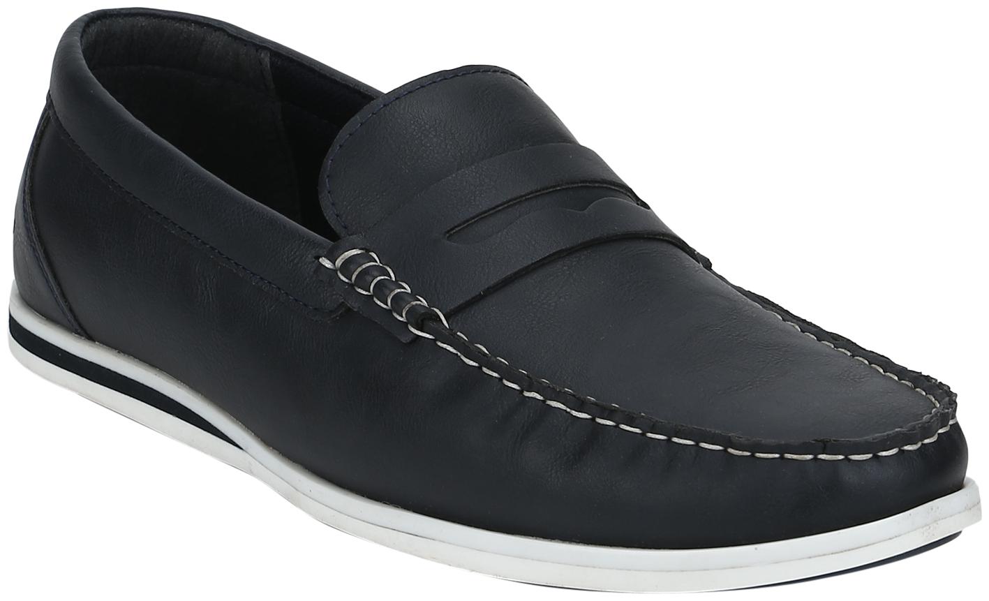 

Bond Street By Red Tape Men Navy Loafers