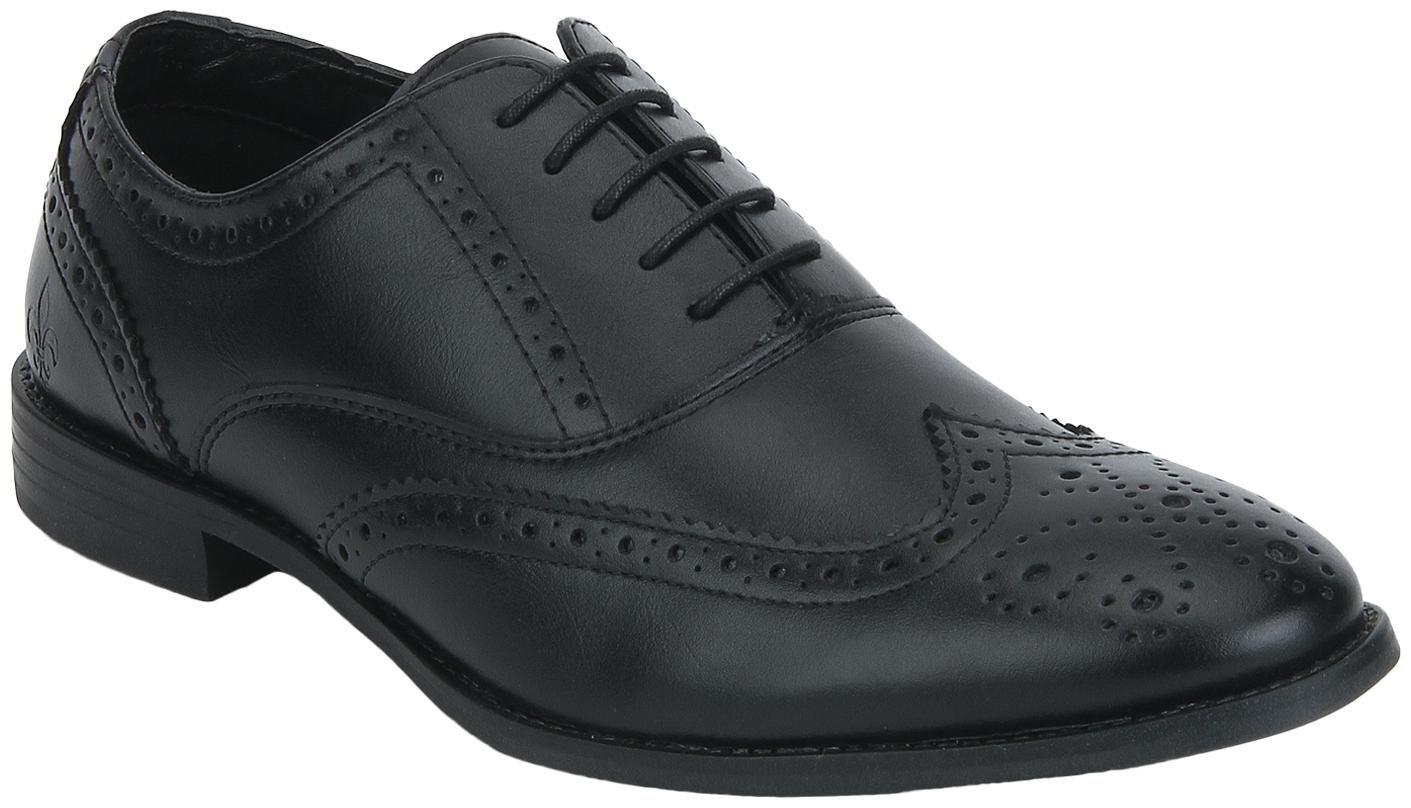

Bond Street by Red Tape Men Black Brogues Formal Shoes - BSS027