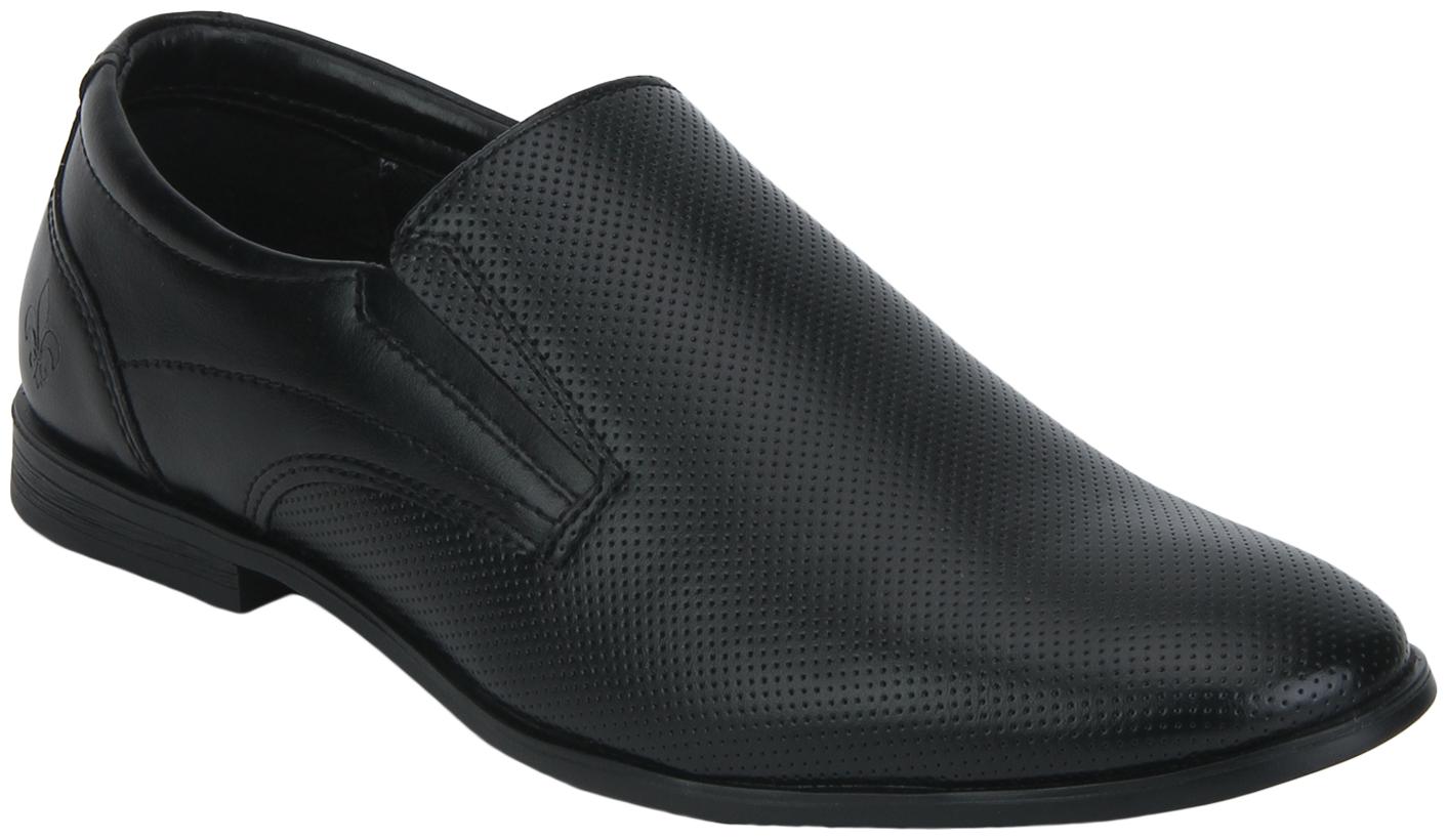 

Bond Street Men Black Slip-On Formal Shoes - BSS0331D