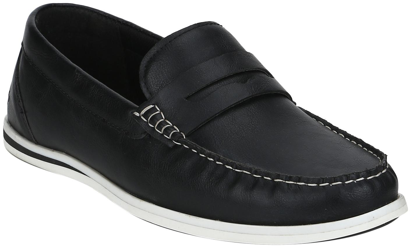 

Bond Street By Red Tape Men Black Loafers