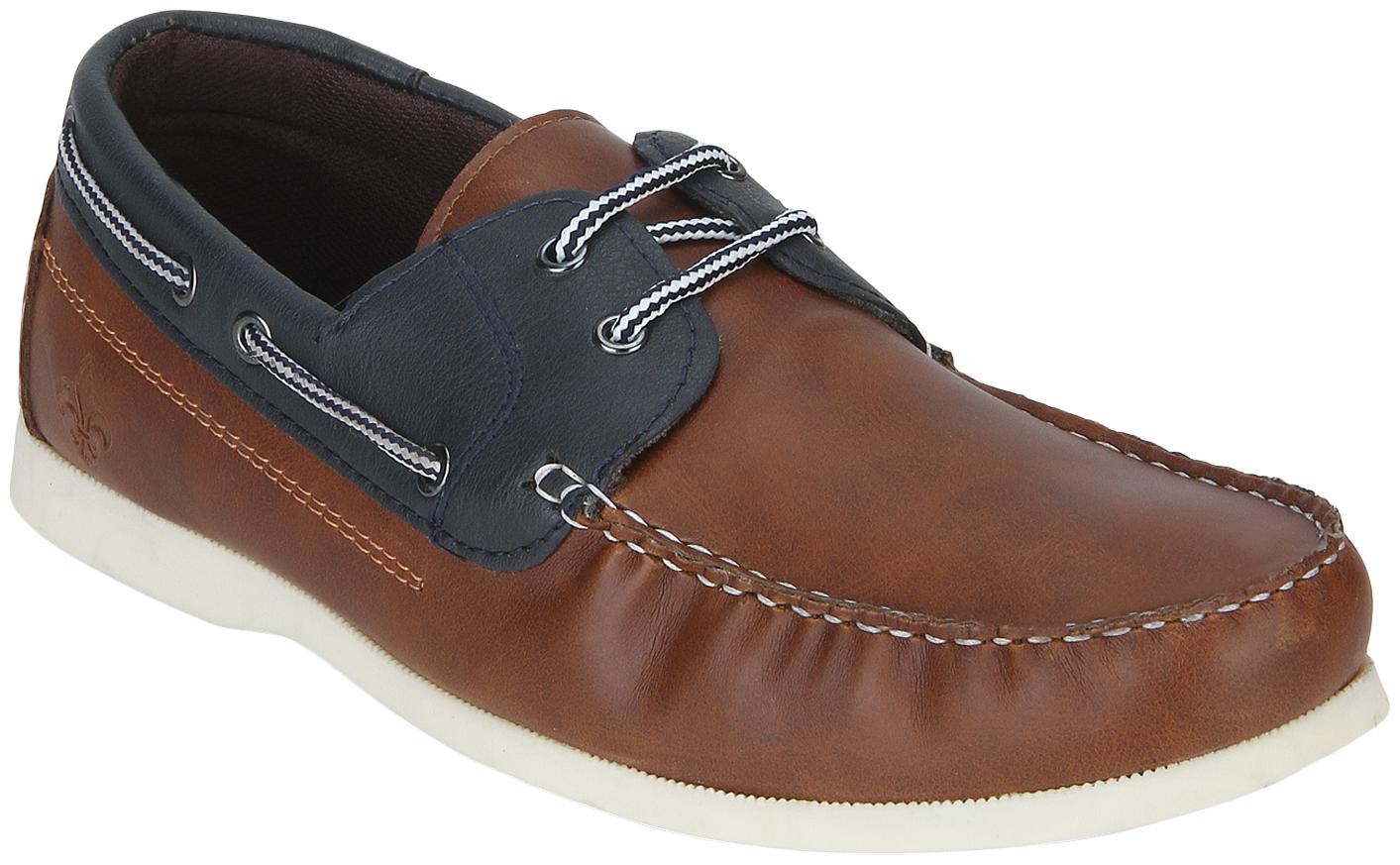 

Bond Street By Red Tape Men Tan Boat Shoes