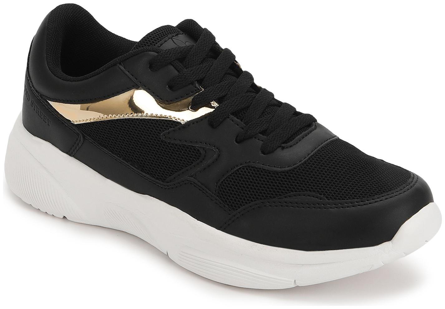 

Bond Street by Red Tape Men Black Chunky Sneakers - Bse0521