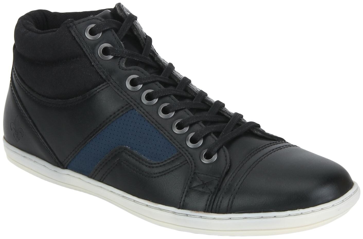 

Bond Street Men Black High Top Sneakers - Bss039