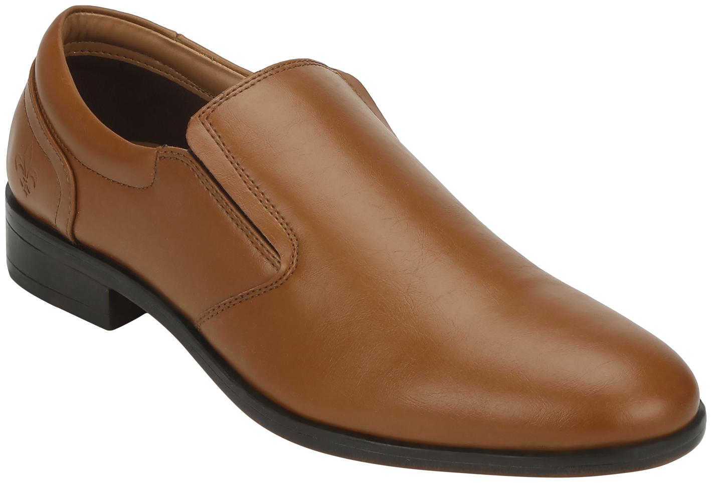 

Bond Street Men Tan Slip-On Formal Shoes - BSE0383