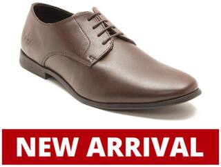 Bond Street by Red Tape Derby Formal Shoes For Men ( BROWN )