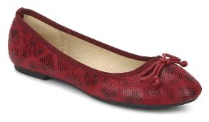 

Truffle Collection Bordo Snake Print Ballerina