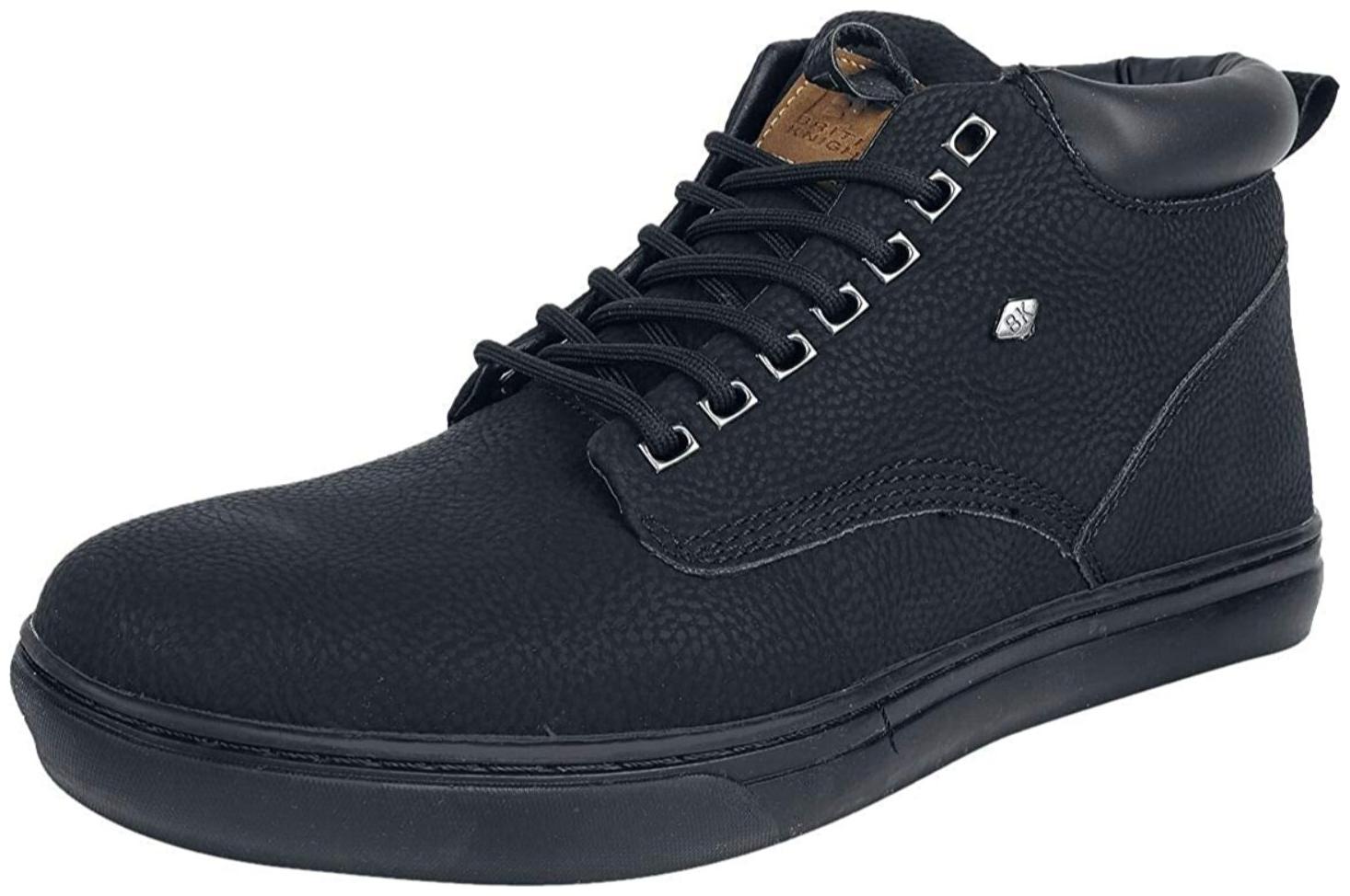 

British Knights Mens Casual Shoes Wood Black Size-6 52