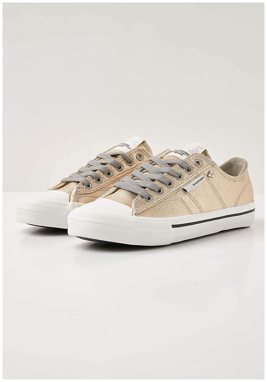 

British Knights Women Gold Canvas Shoes