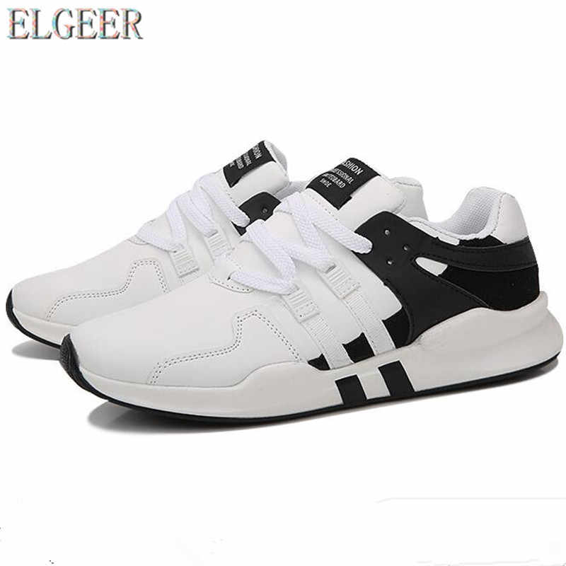 

BROWN HORSE Men Running Shoes ( White )