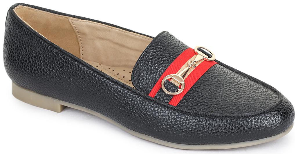 

Bruno Manetti Women Black Loafers