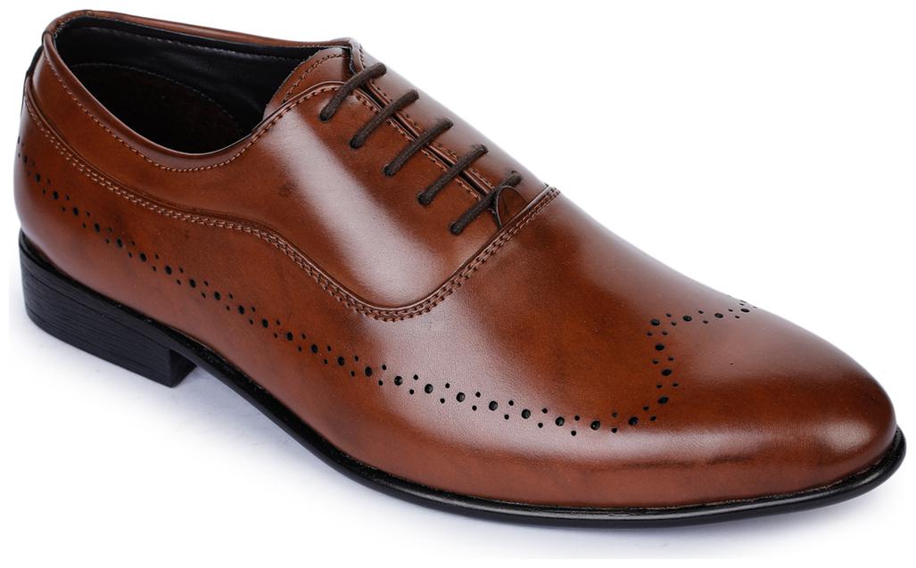 

Bruno Manetti Men Brown Derby Formal Shoes - 62621-BROWN