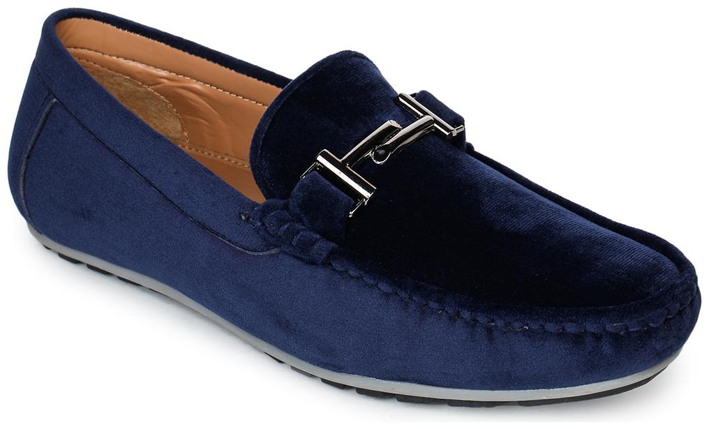 

Bruno Manetti Men Blue Loafers - D-122-BLUE 8