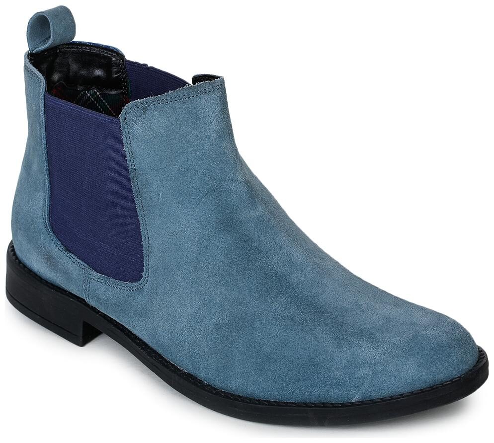 

Bruno Manetti Men Blue Ankle Boots - S-195-02-BLUE 7