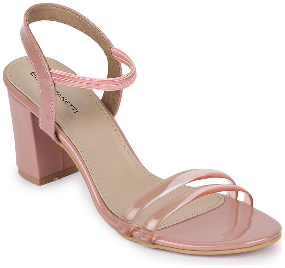 

Bruno Manetti Women Peach Heeled Sandals