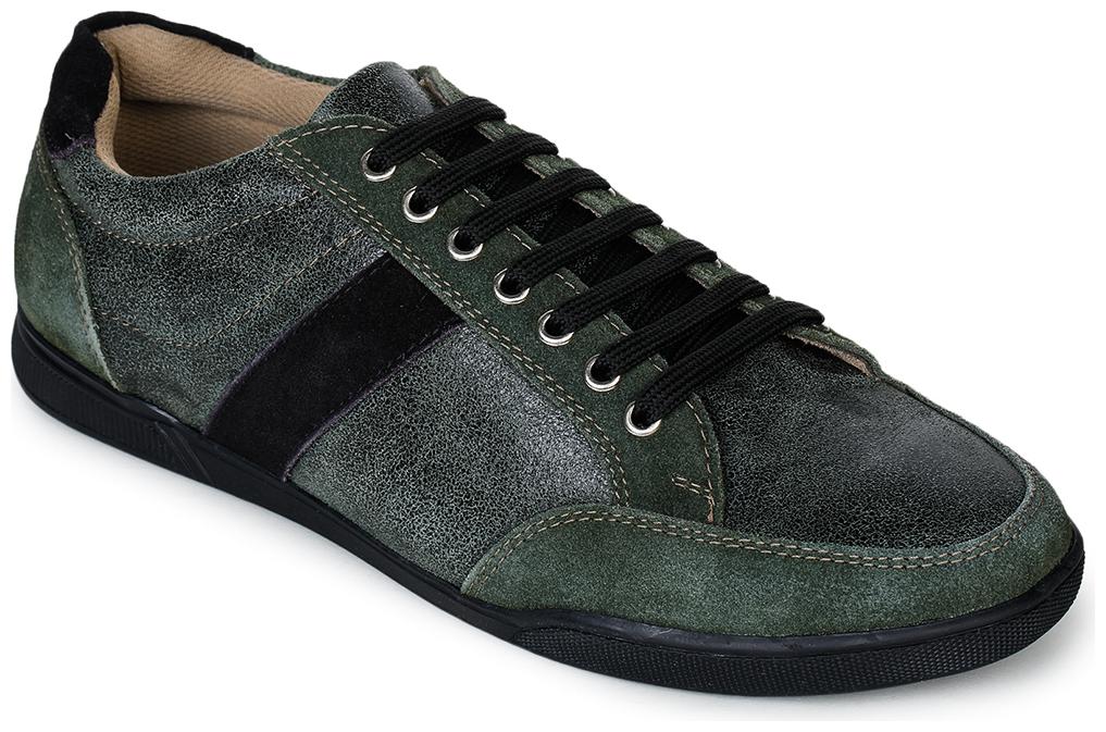 

Bruno Manetti Men Green Classic Sneakers - 190-011-green 9
