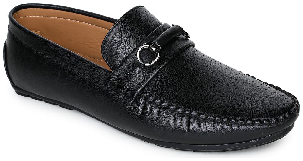 

Bruno Manetti Men Black Loafers - S-34P-BLACK 8