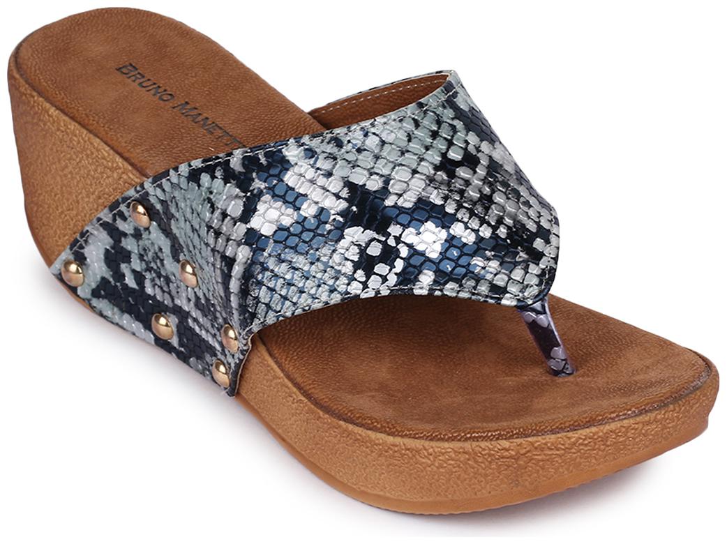 

Bruno Manetti Women Grey Wedges