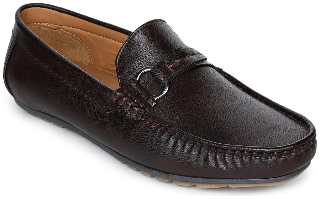 

Bruno Manetti Men Brown Loafers - D-115-BROWN 9