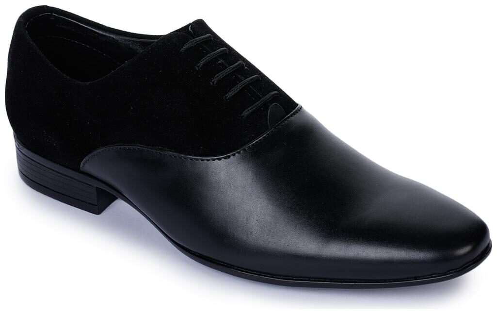 

Bruno Manetti Men Black Derby Formal Shoes - 1709-BLACK