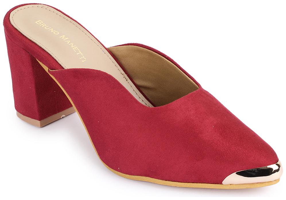 

Bruno Manetti Women Red Heeled Sandals