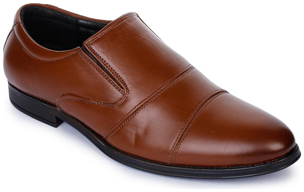 

Bruno Manetti Men Tan Slip-On Formal Shoes