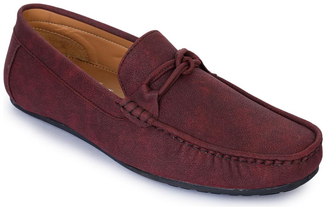 

Bruno Manetti Men Maroon Loafers - D-184-MAROON - D-184-MAROON 8