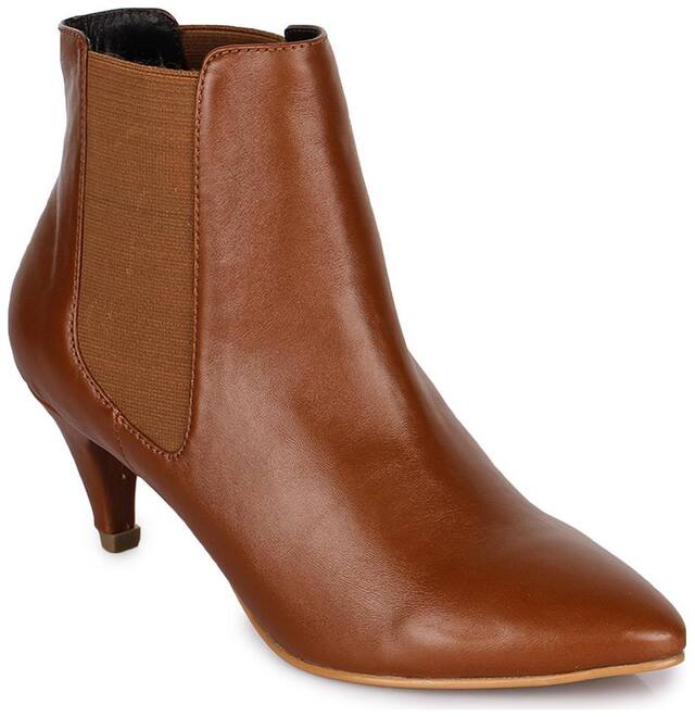 Bruno Manetti Ankle length Boots For Women ( Brown )
