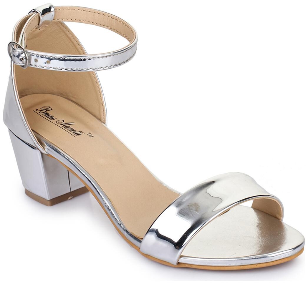 

Bruno Manetti Women Silver Heeled Sandals