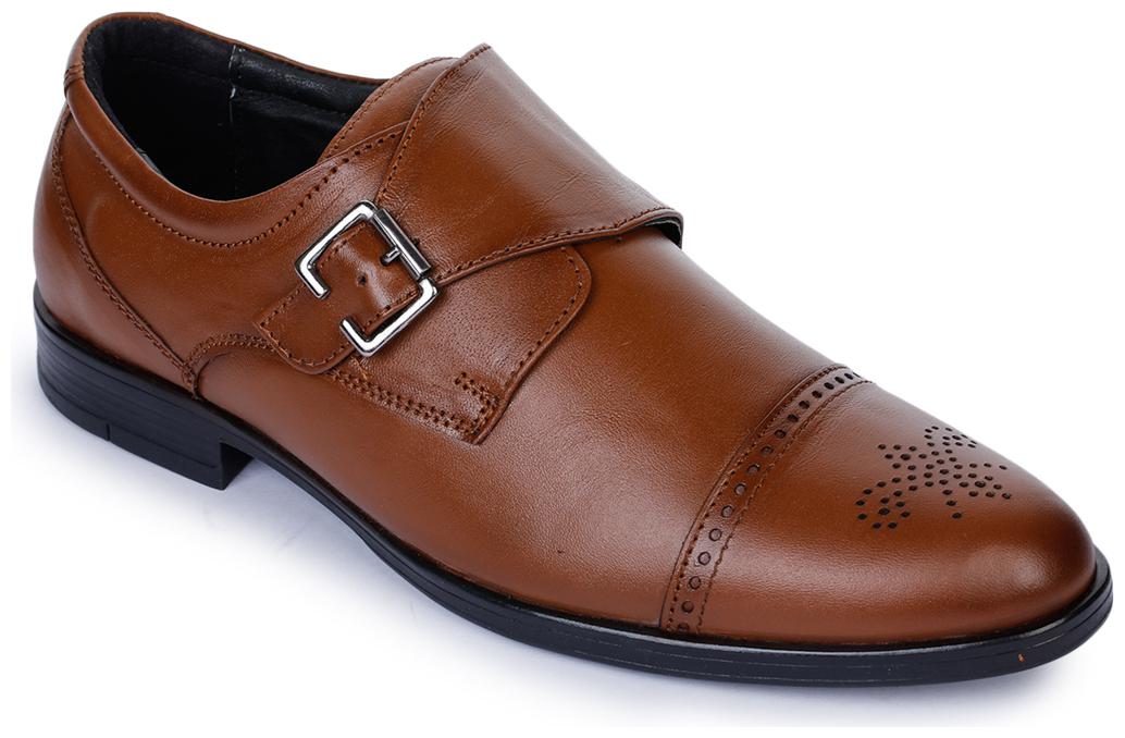 

Bruno Manetti Men Tan Derby Formal Shoes - 1211-TAN