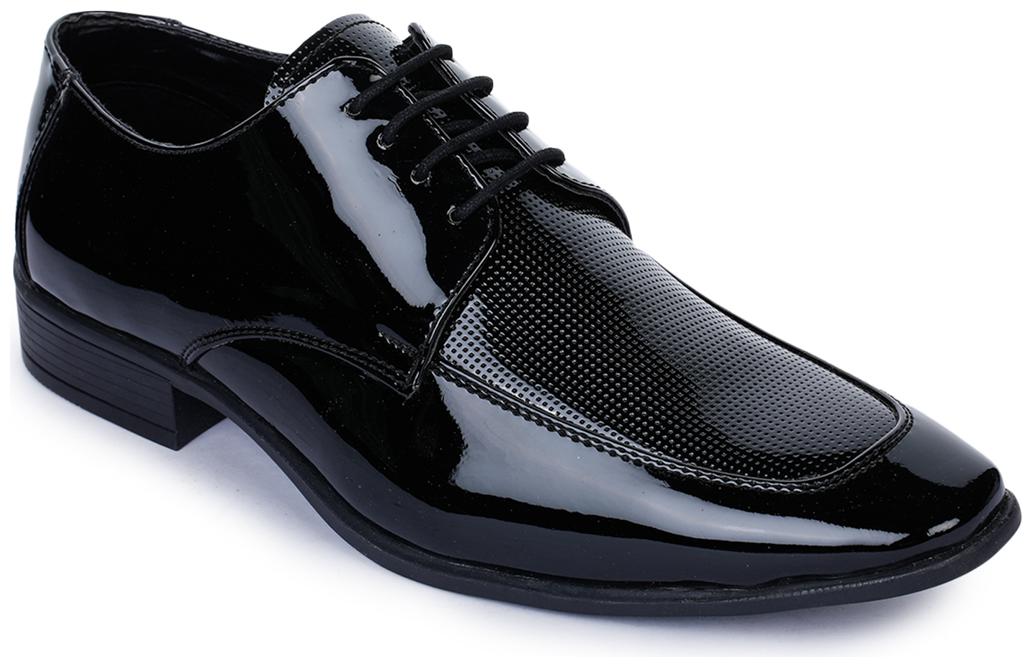 

Bruno Manetti Men Black Derby Formal Shoes - 726-BLACK