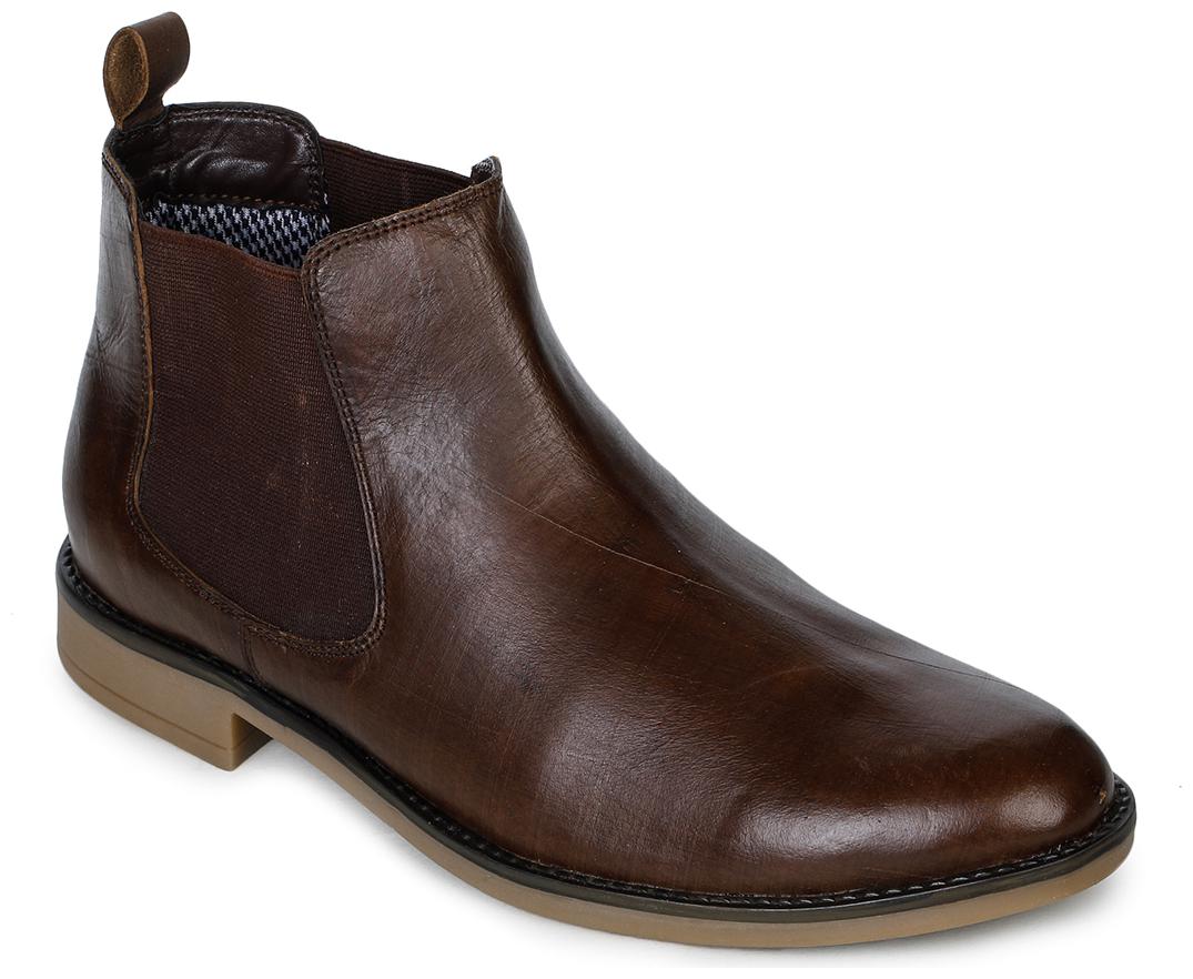 

Bruno Manetti Men Brown Ankle Boots - L-195-02-BROWN 7