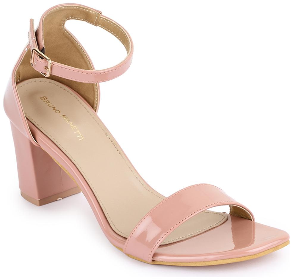 

Bruno Manetti Women Pink Heeled Sandals