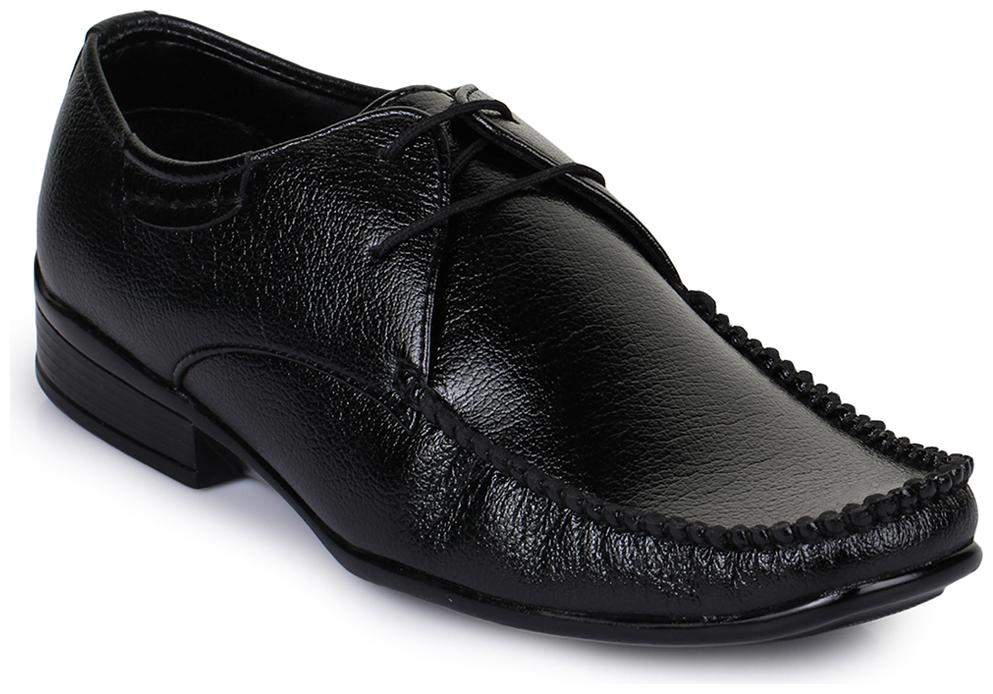 

Bruno Manetti Men Black Synthetic Leather Formal Shoes