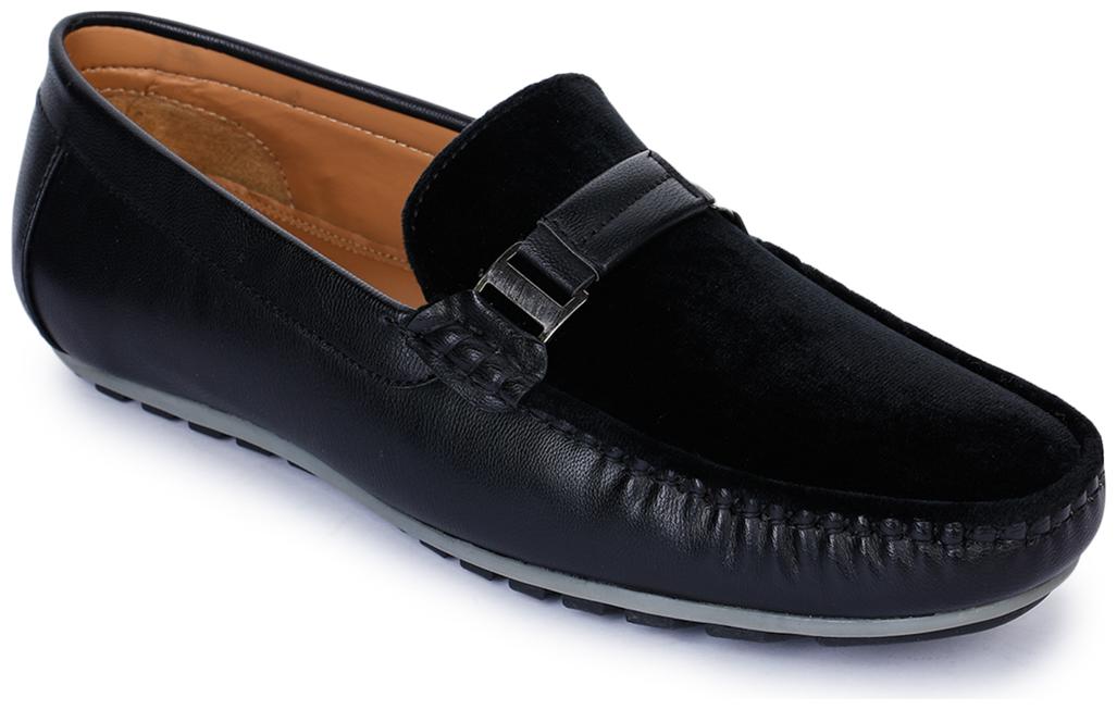 

Bruno Manetti Men Black Loafers - D-148-BLACK - D-148-BLACK 9