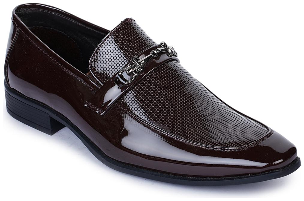 

Bruno Manetti Men Brown Slip-On Formal Shoes - 725-BROWN