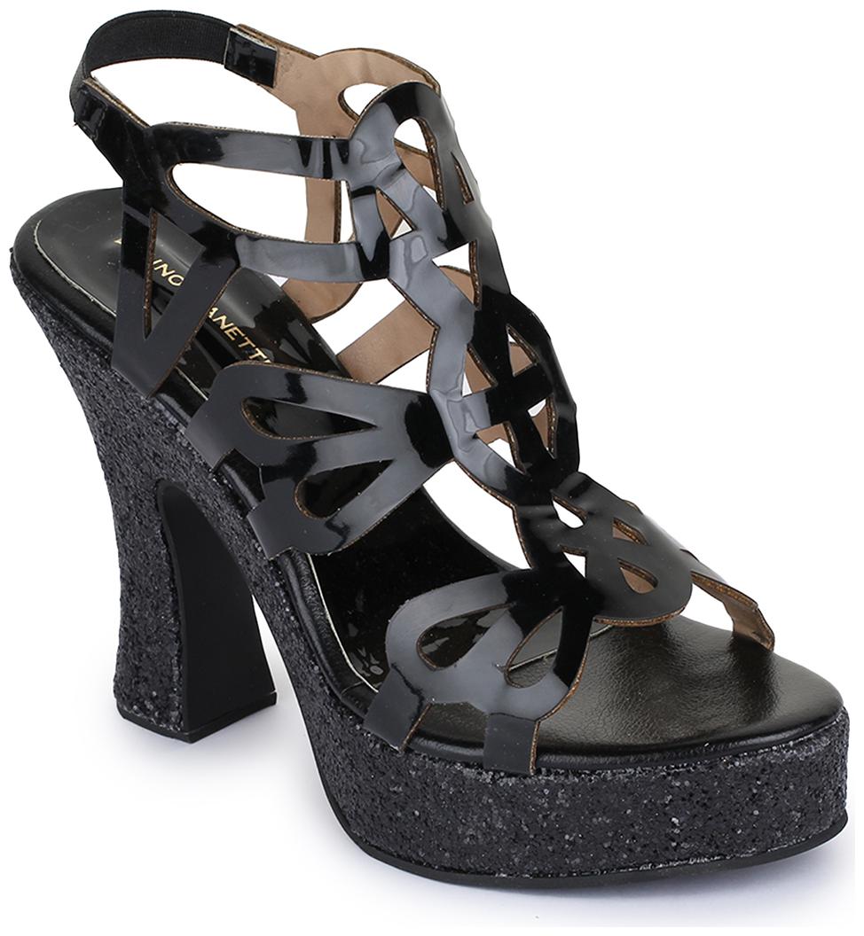

Bruno Manetti Women Black Heeled Sandals