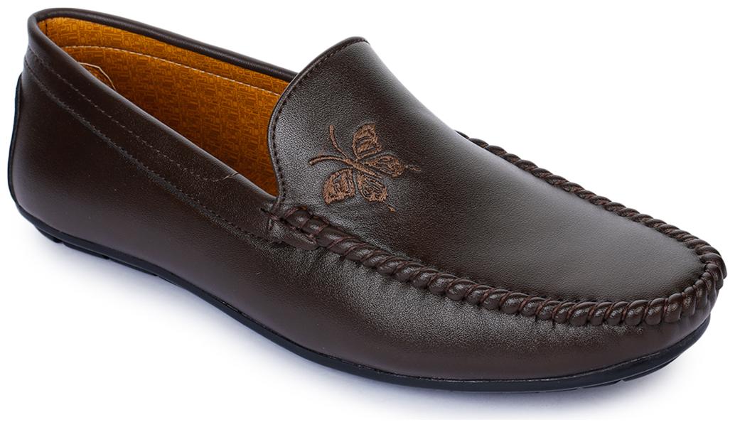

Bruno Manetti Men Brown Loafers - 5106-BROWN 9