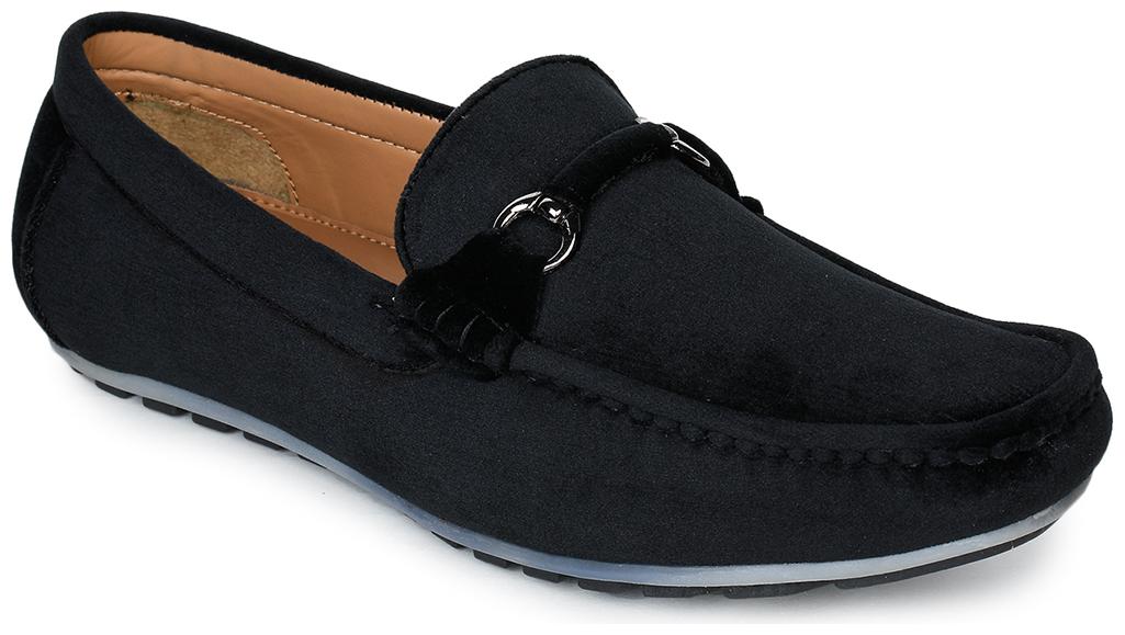 

Bruno Manetti Men Black Loafers - D-164-BLACK 10