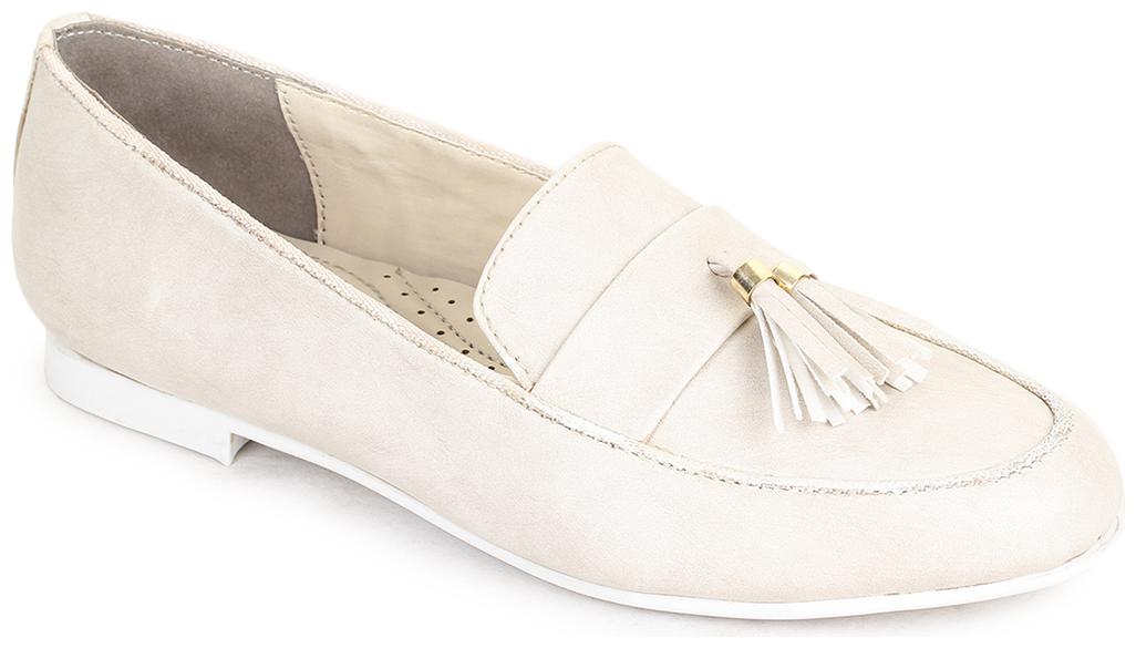 

Bruno Manetti Women White Loafers