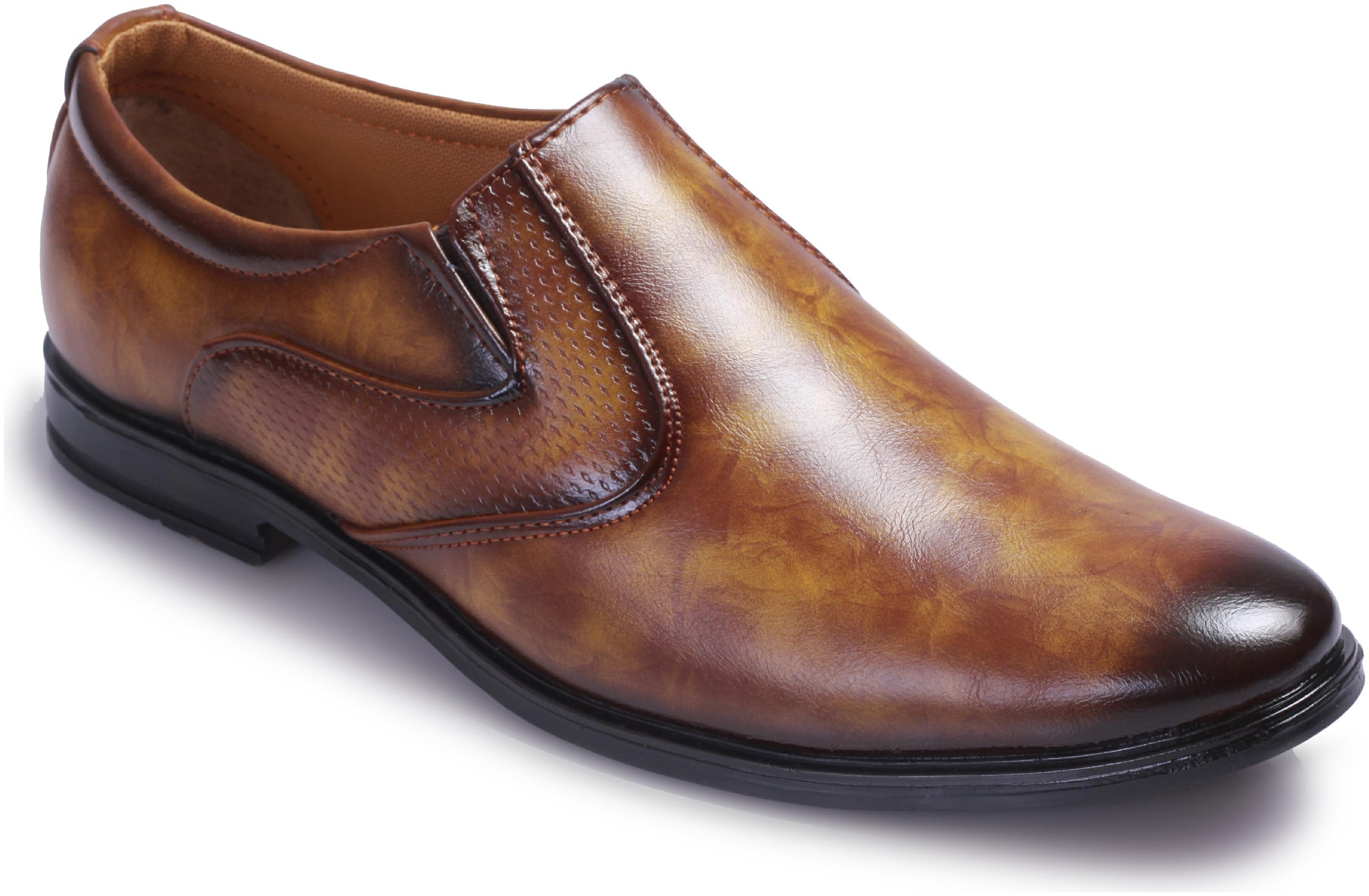 

BUCIK Men Brown Slip-On Formal Shoes - BCK007-BIEIGE