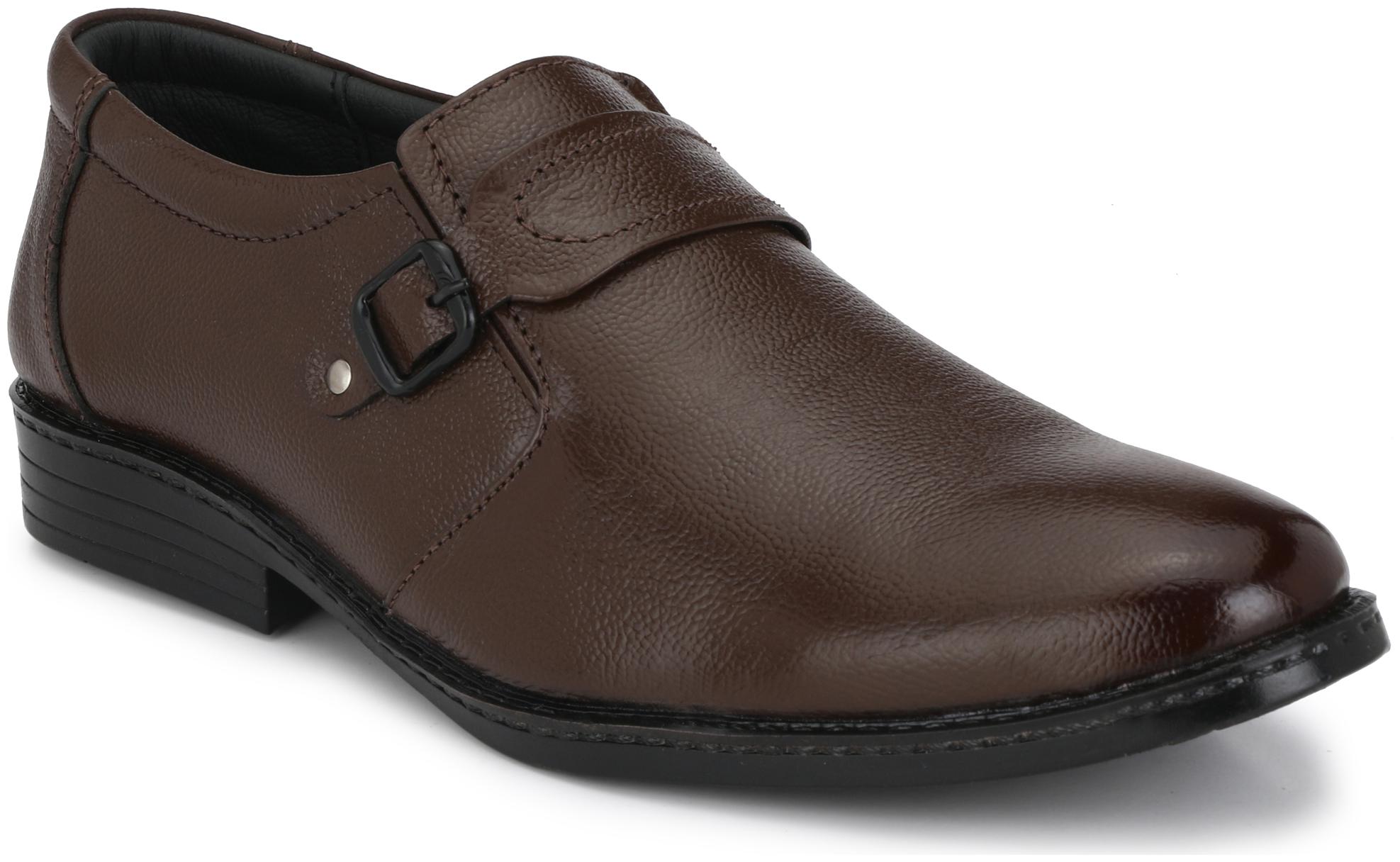 

BUCIK Men Brown Slip-On Formal Shoes - BCK2003-BROWN