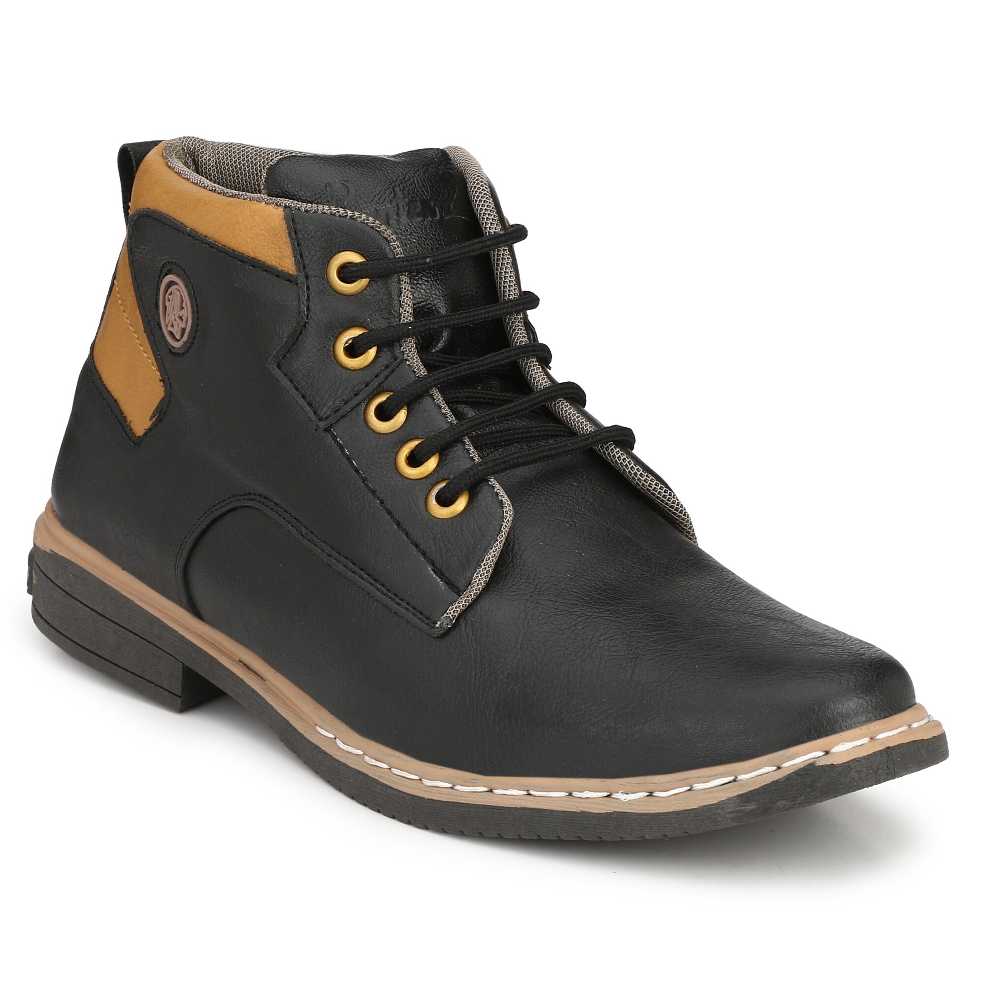 

BUCIK Men Black Outdoor Boots